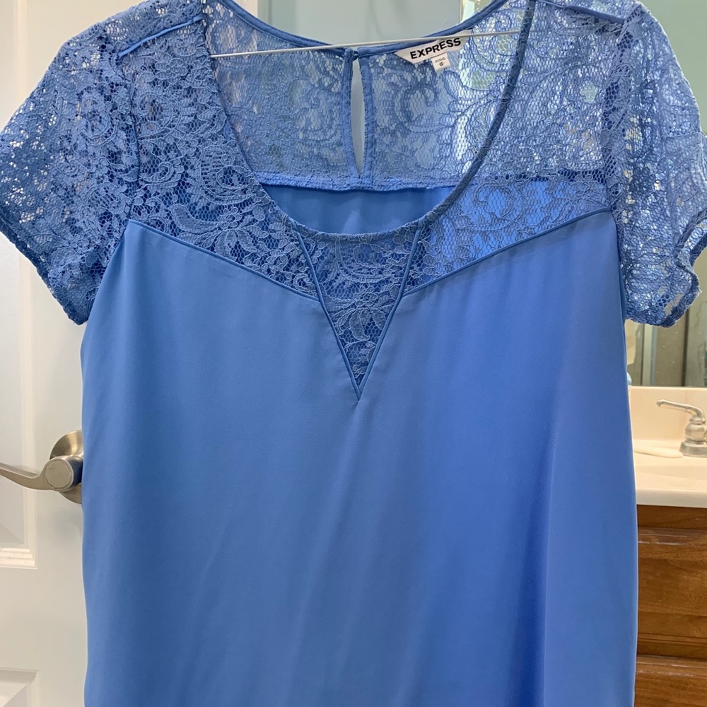 Express Lace Shoulder top